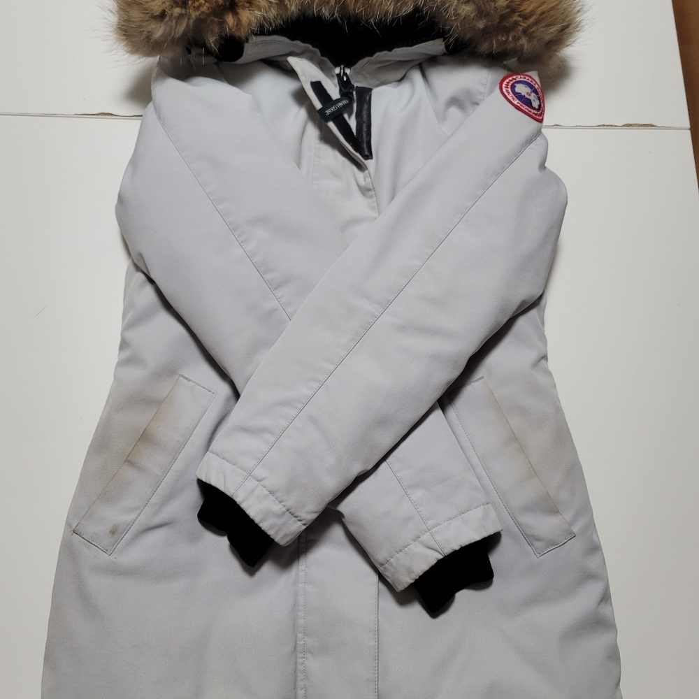 Women Victoria Parka Silverbirch size small